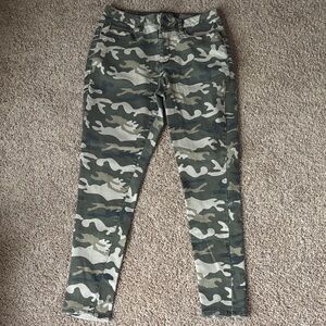 Men's Camouflage Straight Jeans